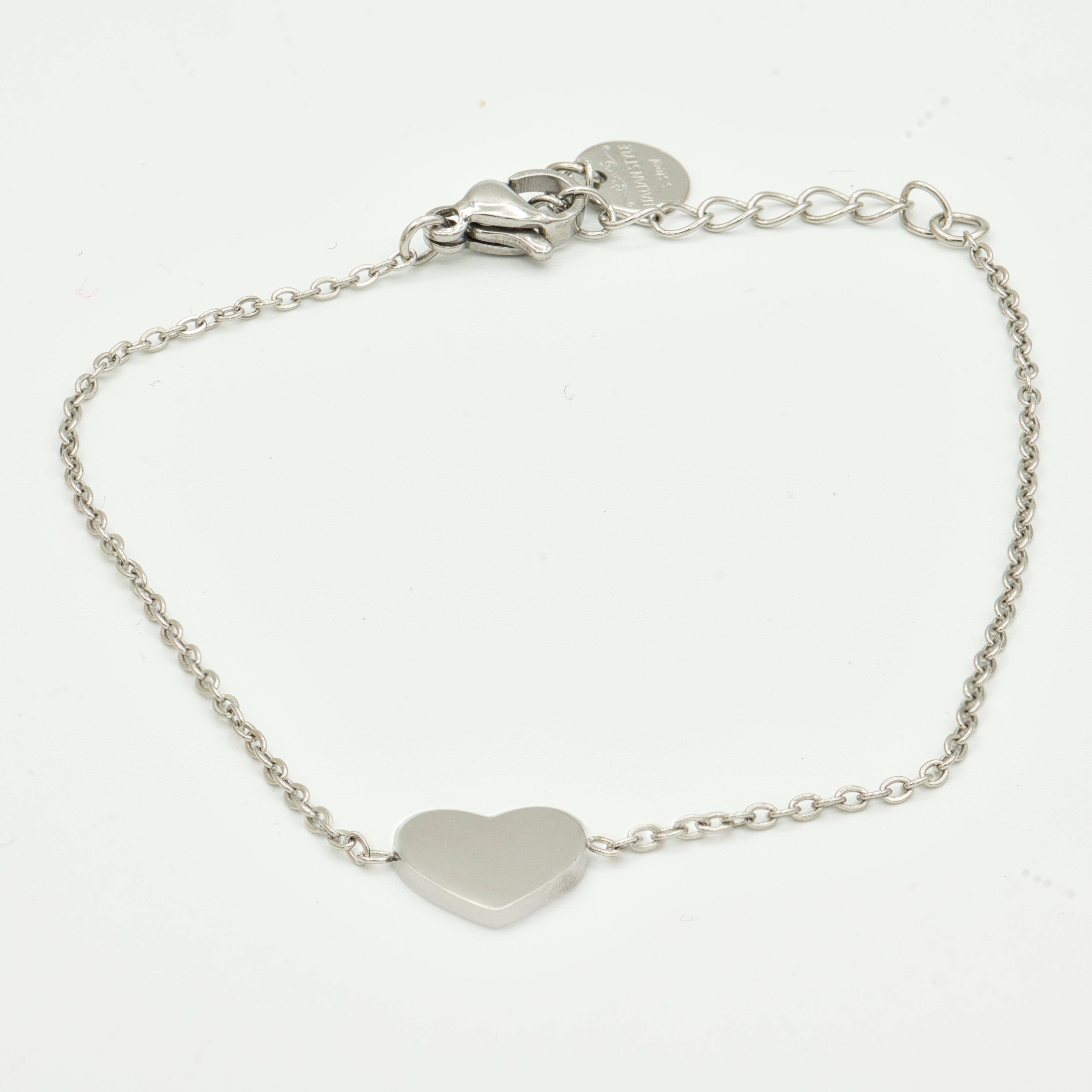 Armband med hjärta (stål)